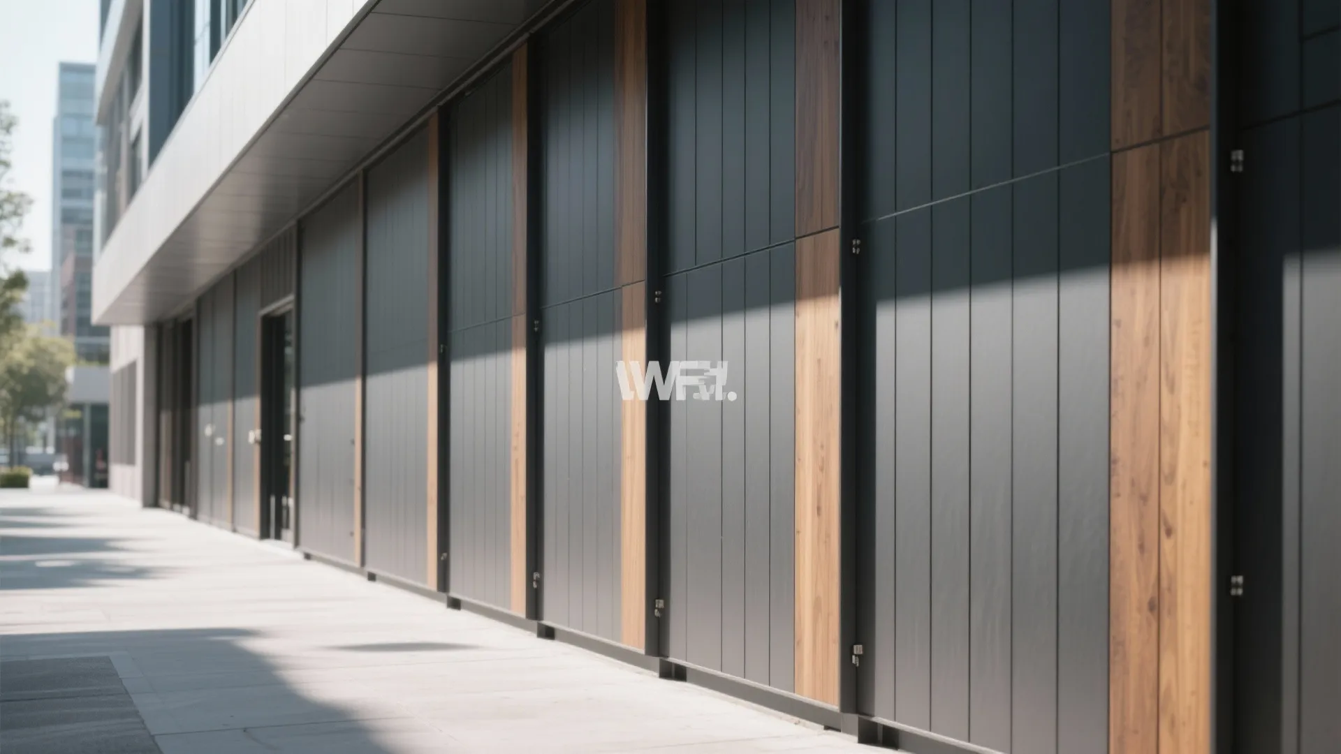 1) Slim Vertical Cladding With Clean Shadow Lines