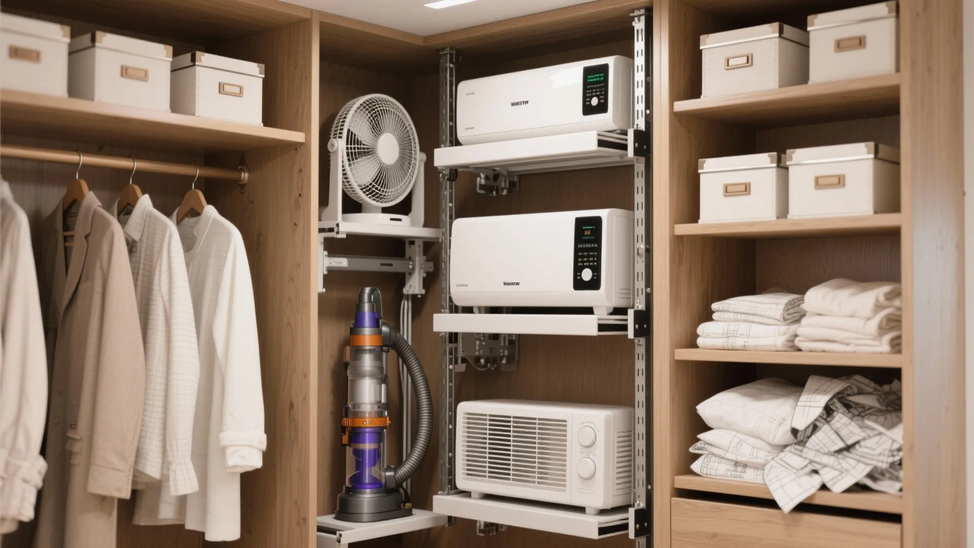 Tips 10: 季節家電は“縦の倉庫”へ、見えないところにリフトアップ