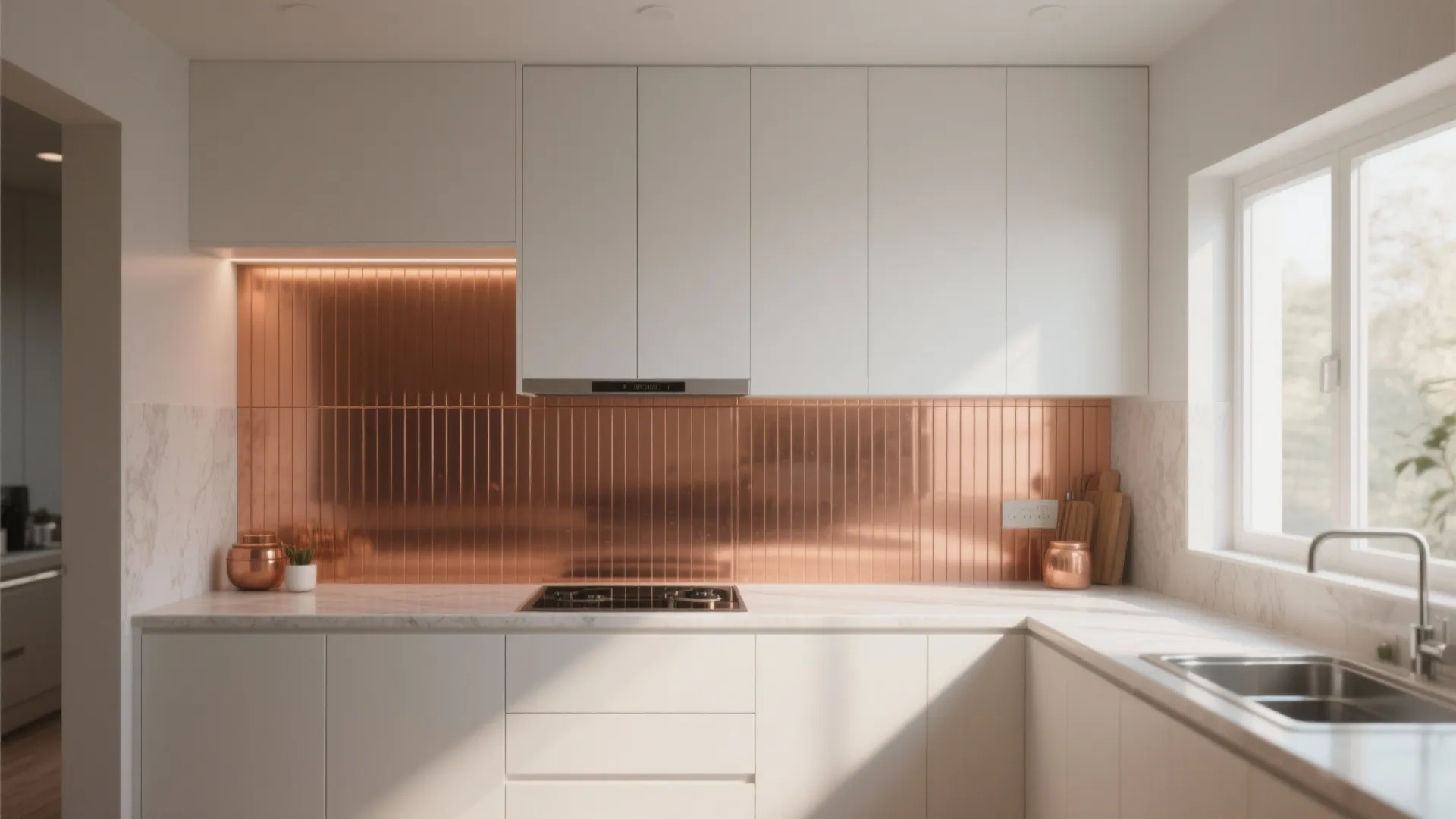 6. Vertical Copper Strips