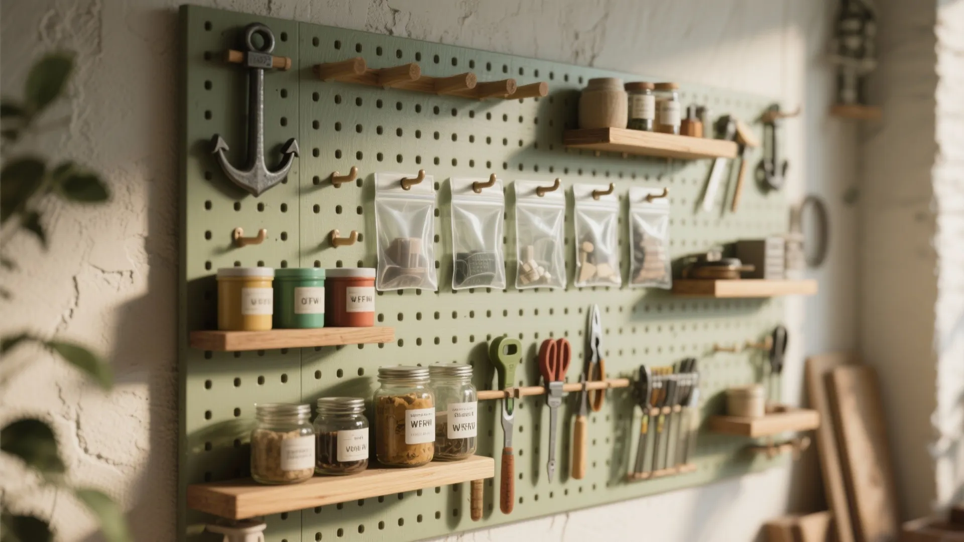 1. Vertical craft wall