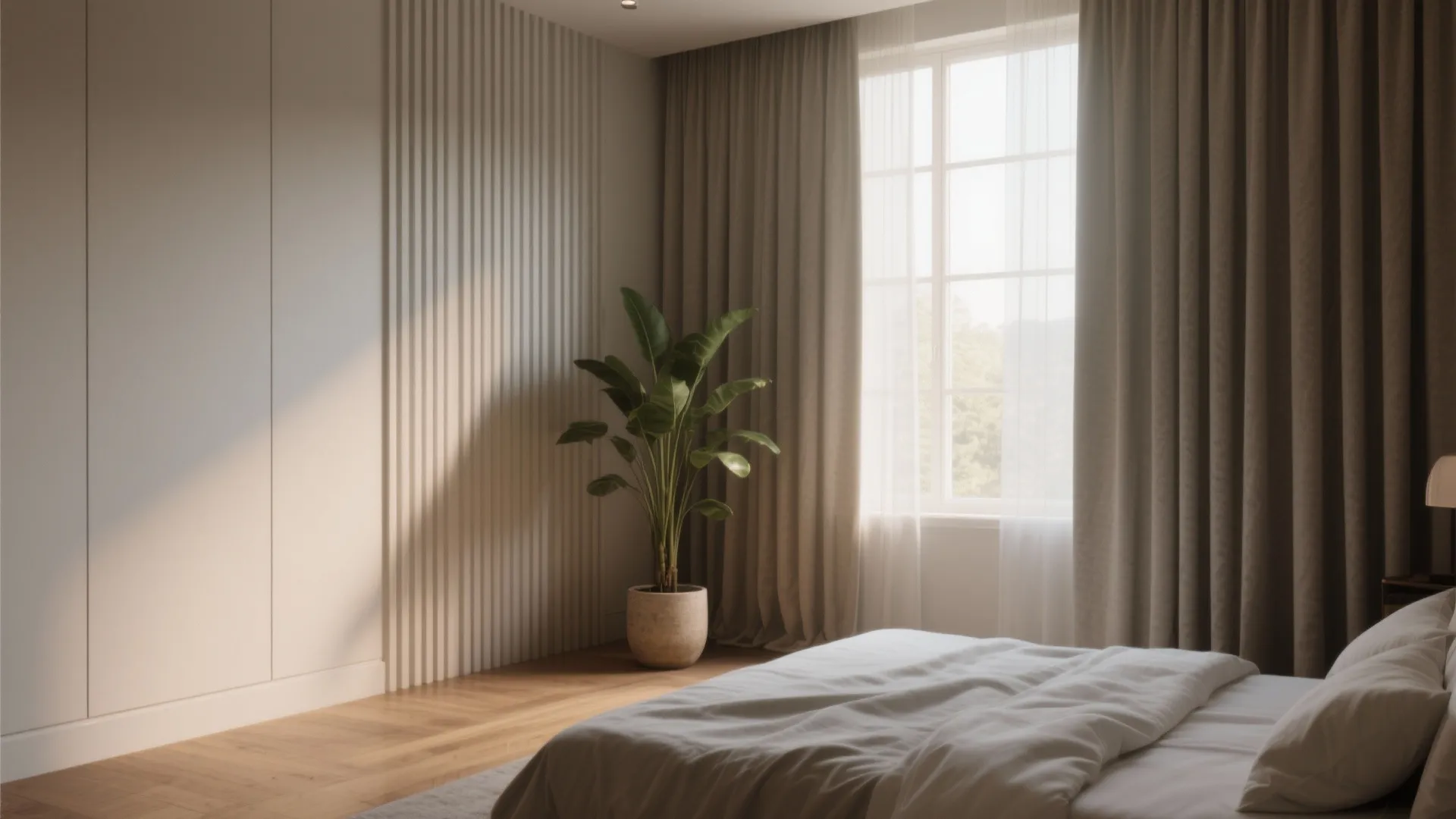 4. Vertical tricks: long curtains and subtle vertical accents