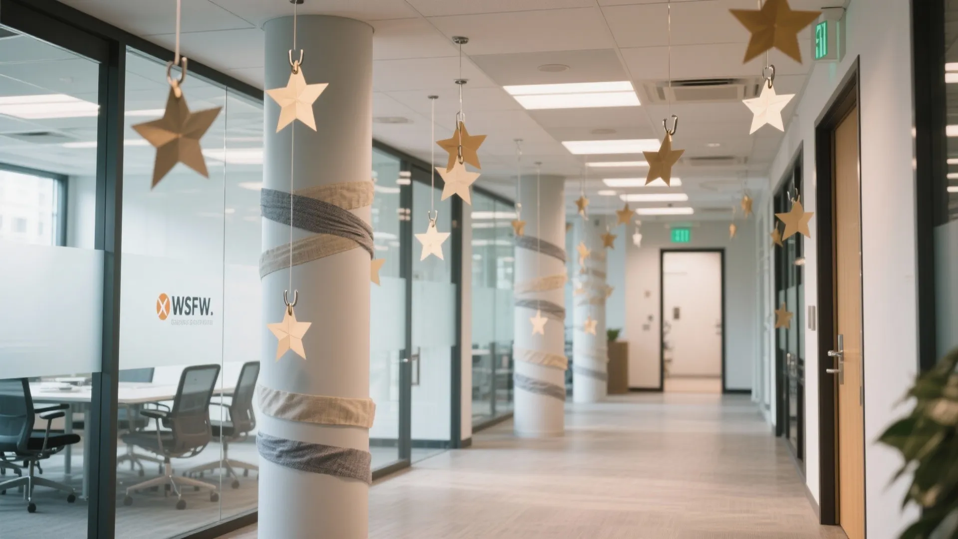 2) Go vertical: ceilings, glass, and doors