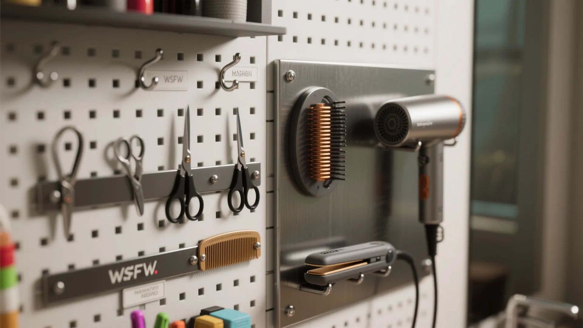 3. Vertical tool docking and heat-safe panels