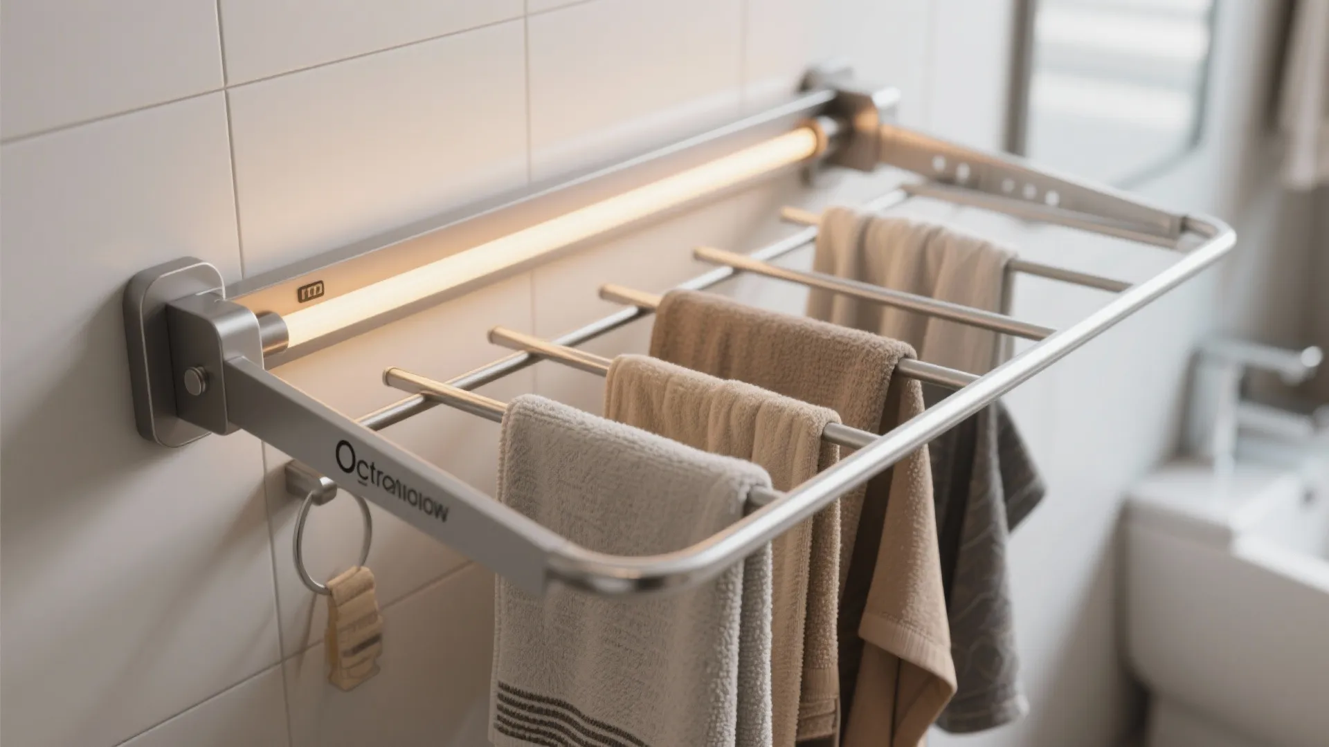 4. Vertical drying and heated rails