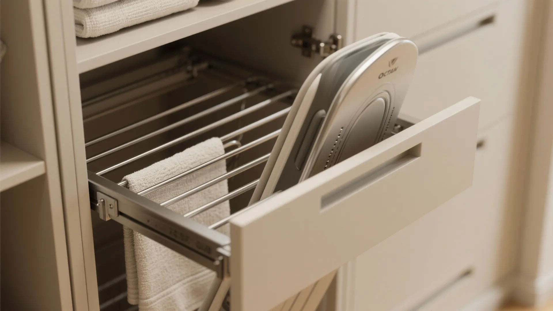 4. Install a vertical drying and ironing zone