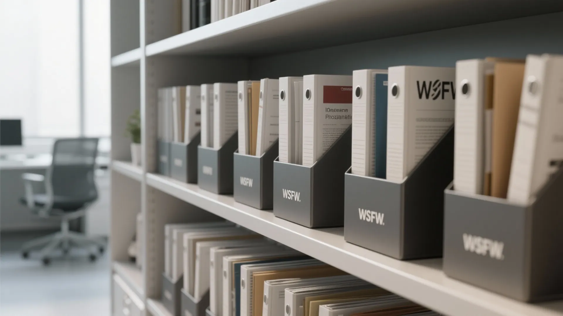 2. Vertical Magazine Holders