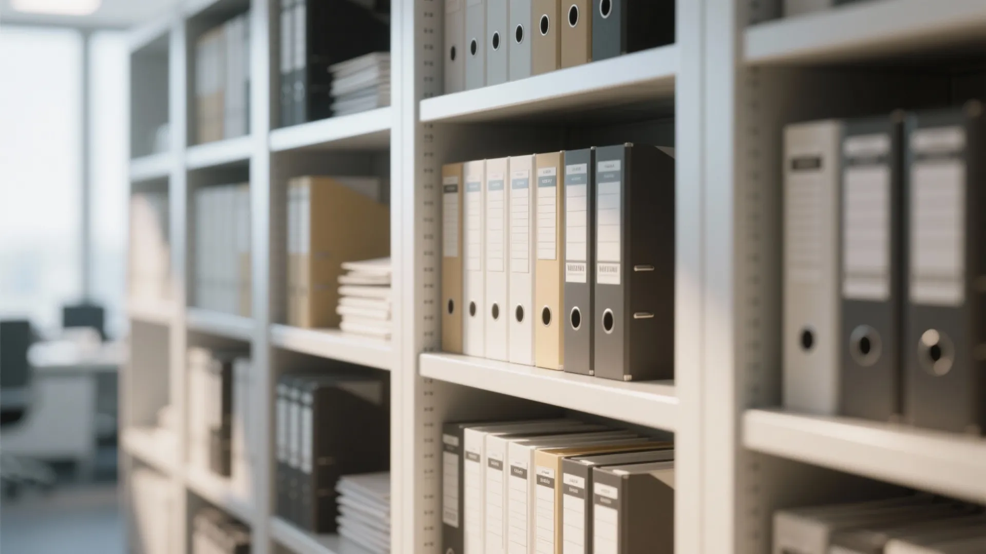 4. Vertical File Keeper Shelves