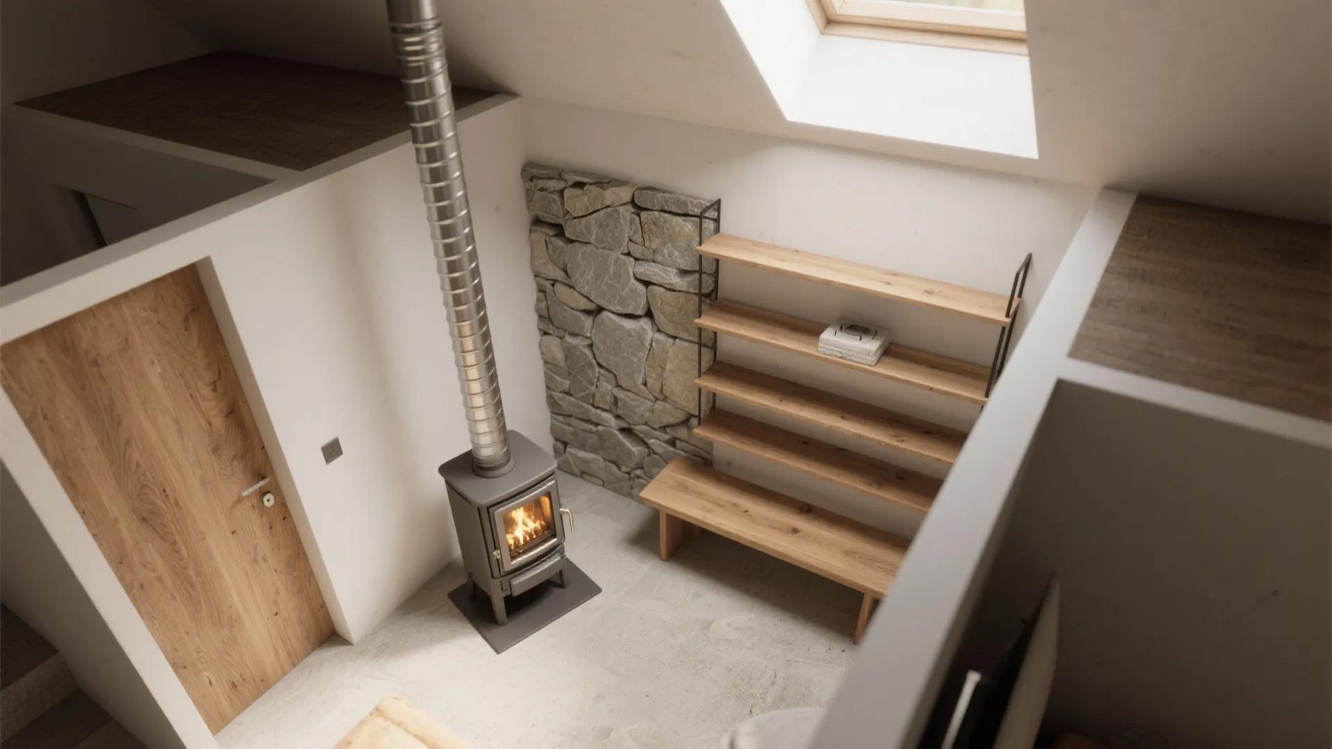 4. Think vertical: flues, shelves, and heat distribution