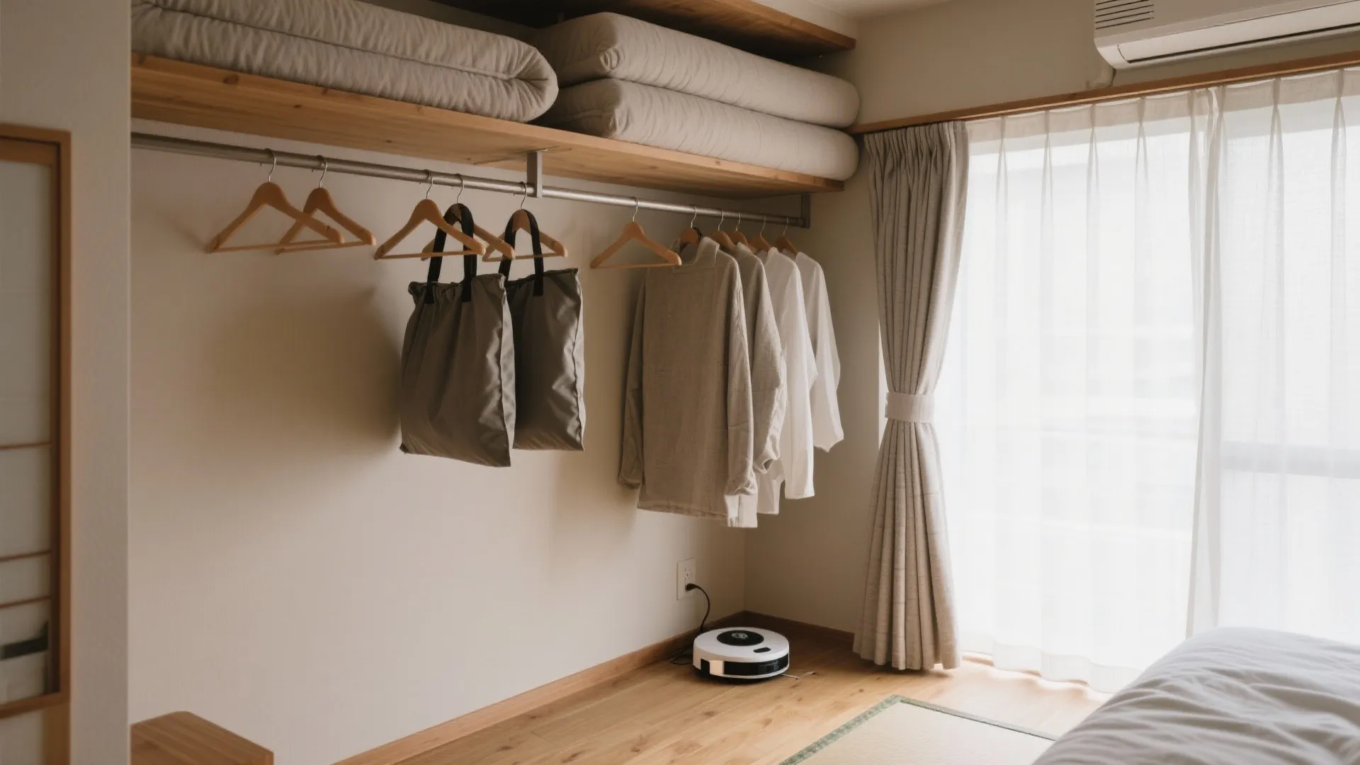 Tips 3: 立体収納で布団の「高さ」を使う（动线规划）