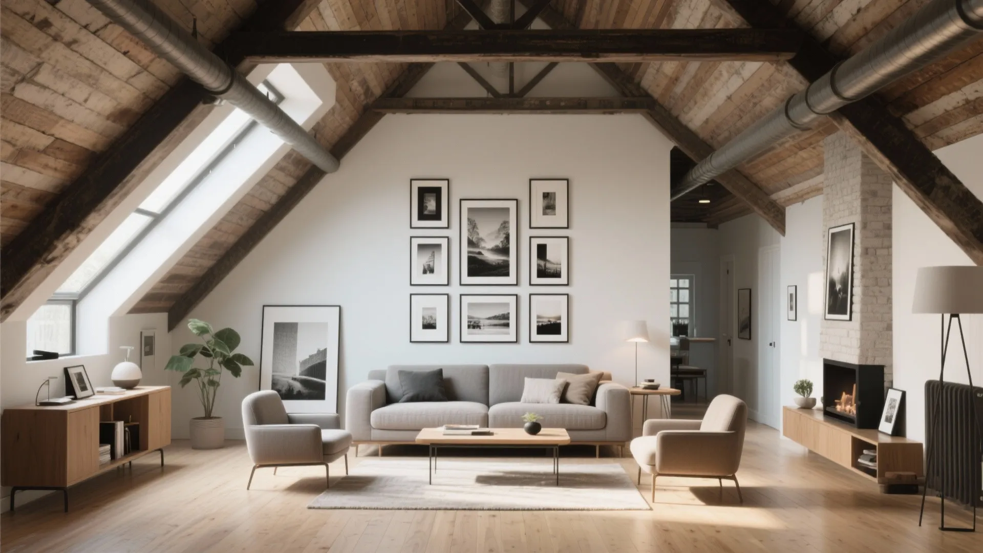 6. Oversized Art or Vertical Gallery