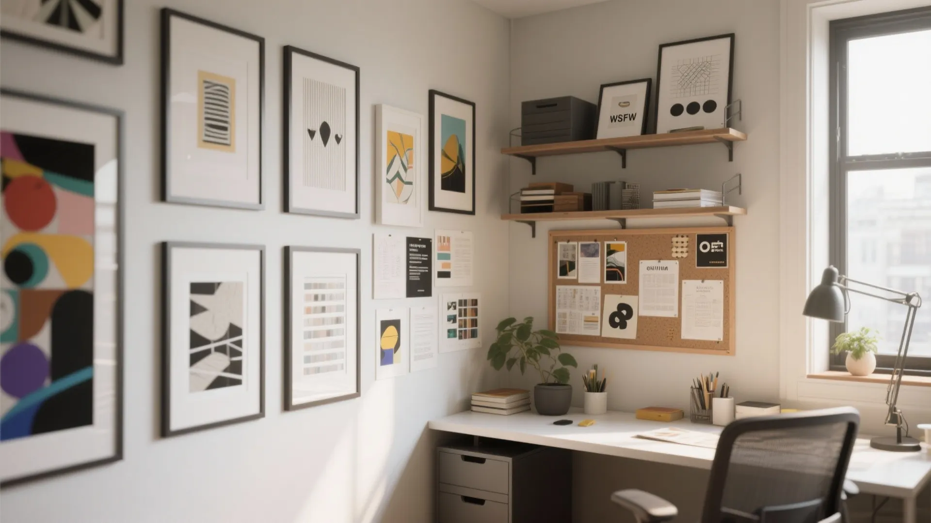 2. Vertical Gallery Wall