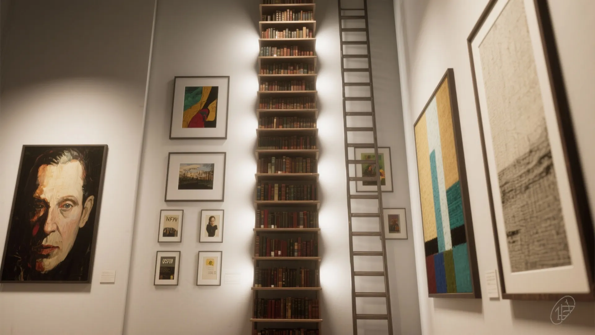 2. Use vertical art and a gallery stack