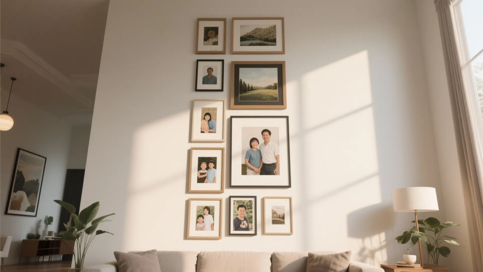 2. Vertical Gallery Wall