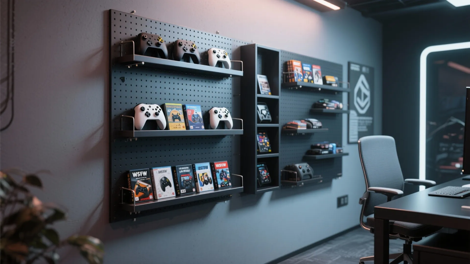 9. Vertical Game Storage