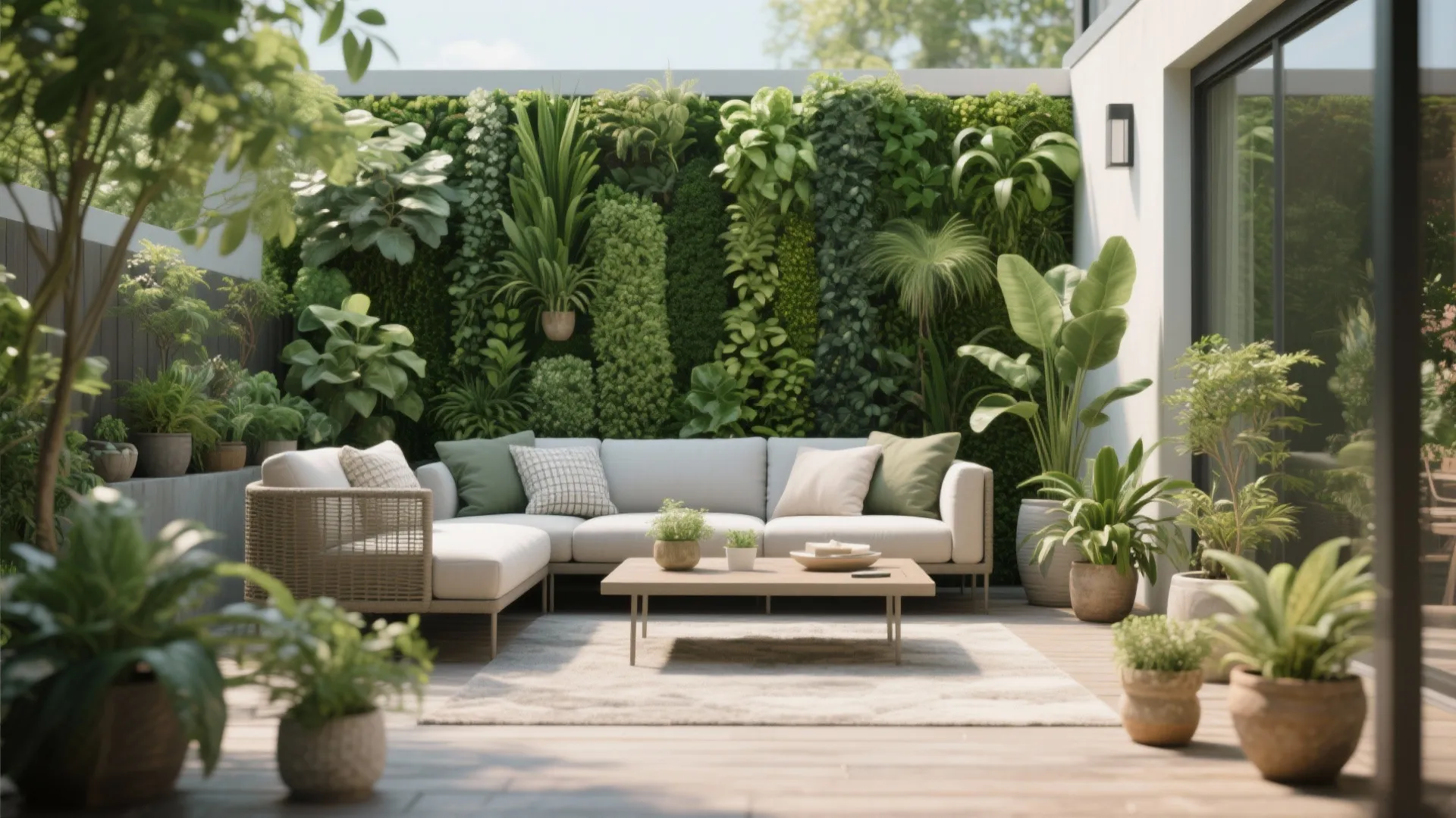 6. Vertical Garden Backdrop
