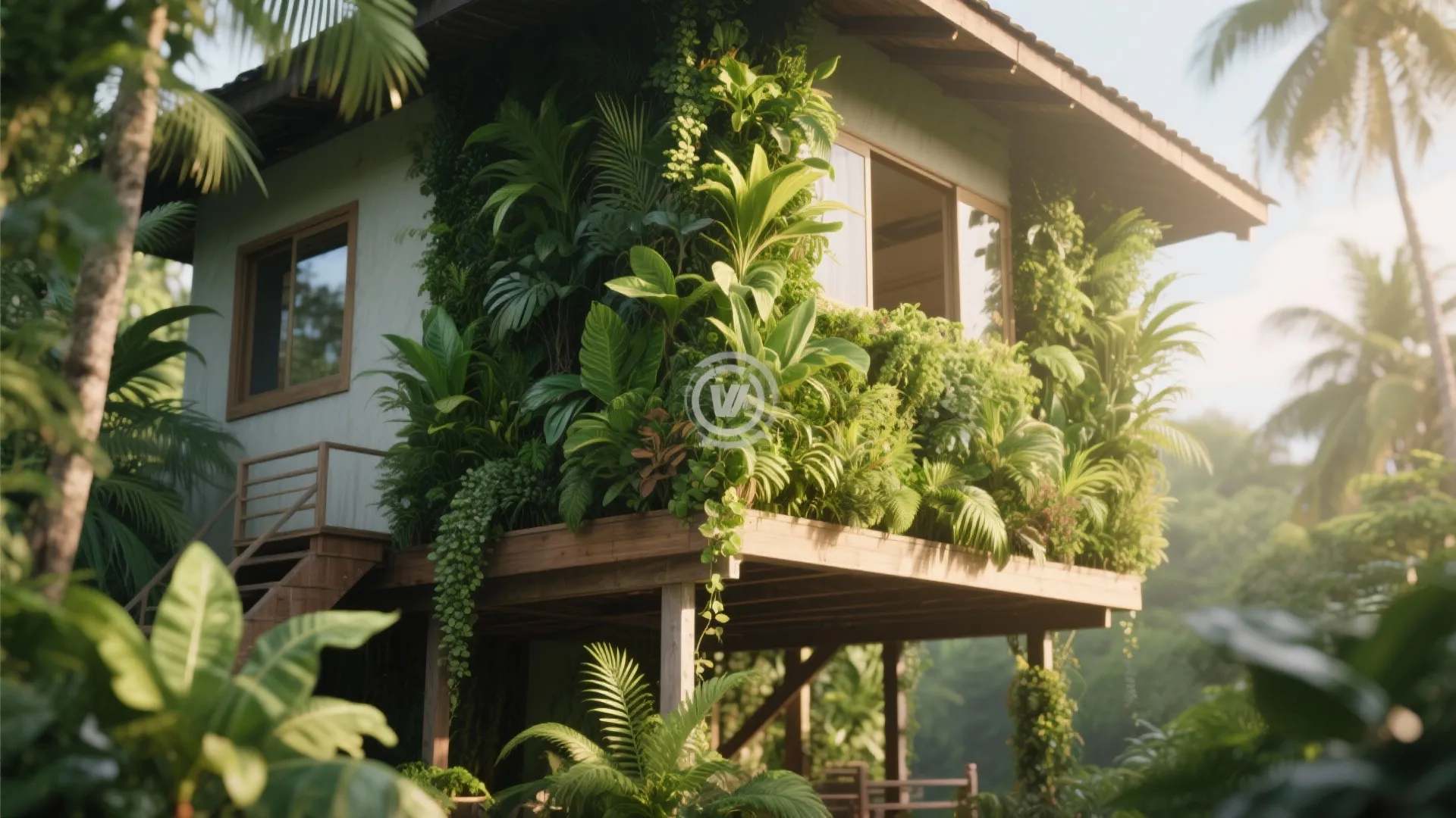 10. Vertical garden wall