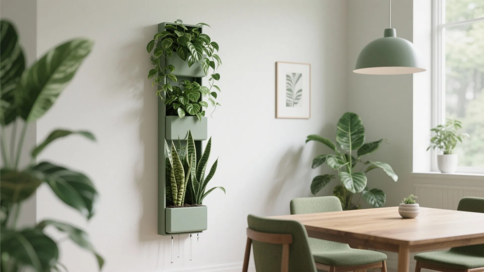 8. Vertical Green Wall or Planter Array