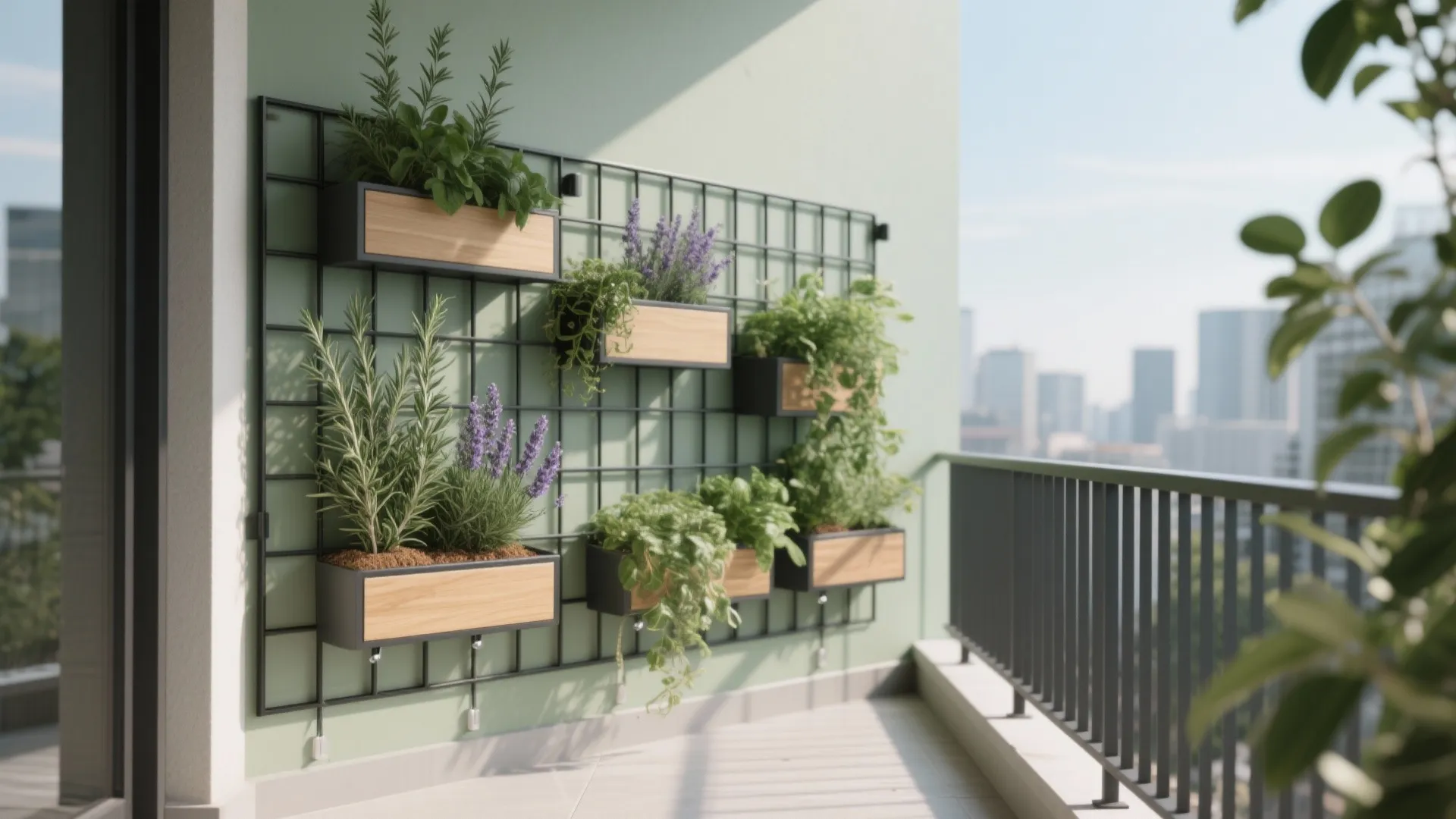 Idea 1: Vertical Garden, Zero Floor Clutter