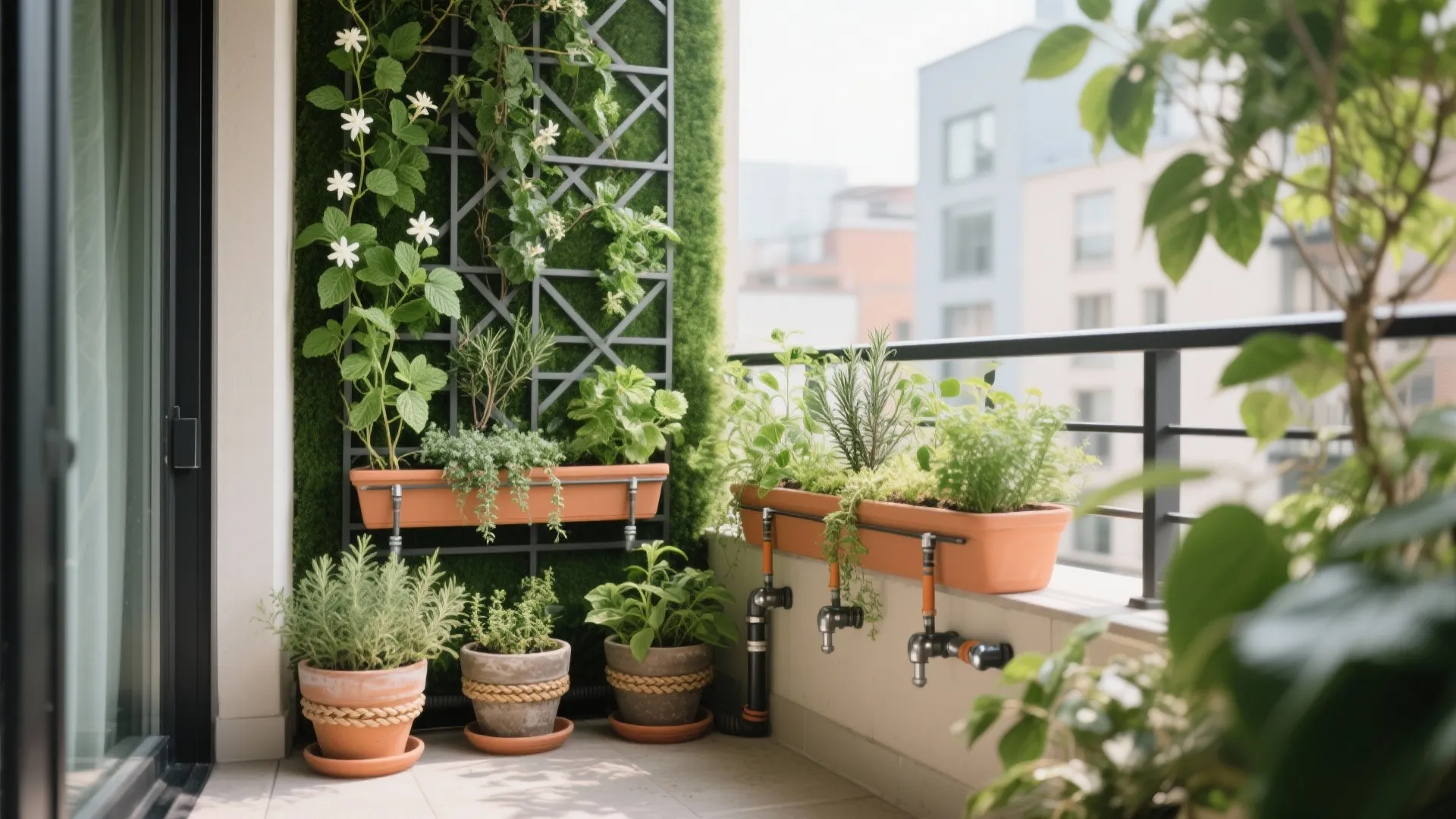 Vertical Green Wall + Micro Garden