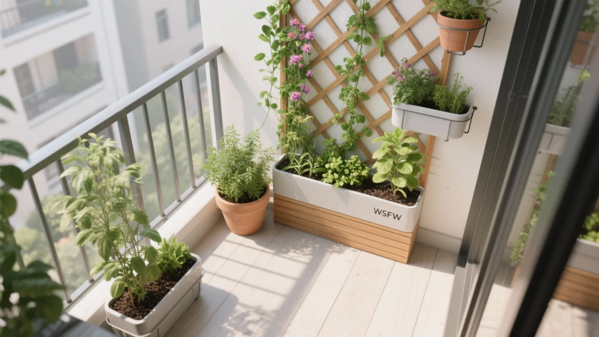 Vertical Greenery and Edible Pots