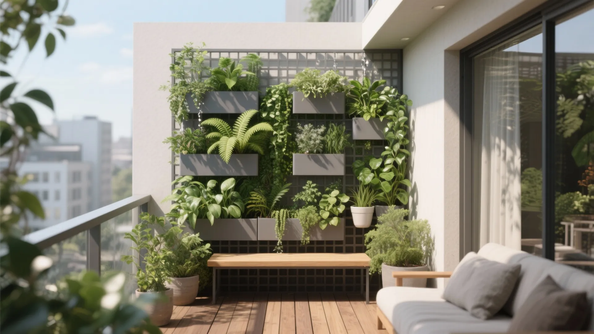 Vertical garden and micro-climate made easy