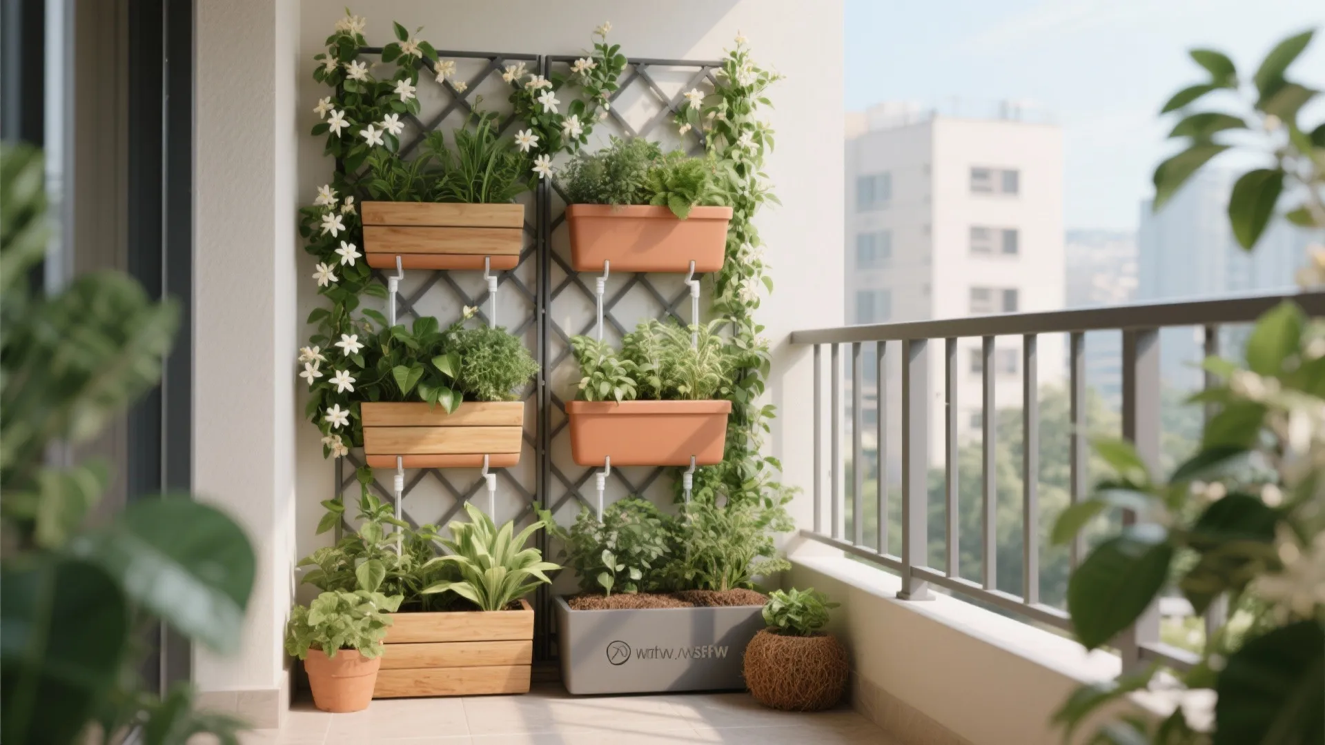 Vertical garden vibes and biophilic calm