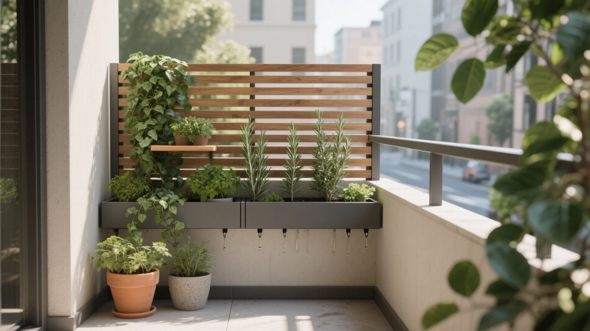 Vertical Garden + Privacy Screen