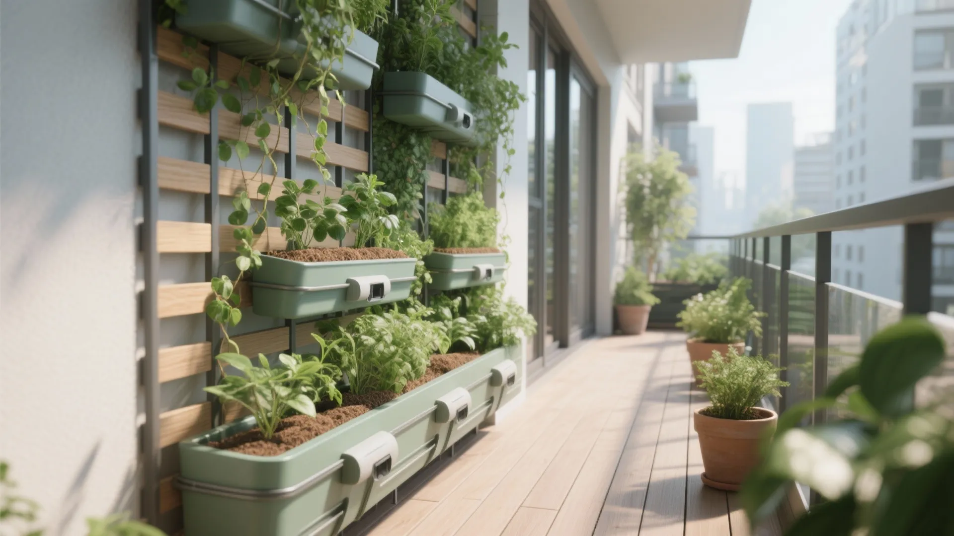 Vertical Garden Wall for Greenery and Privacy