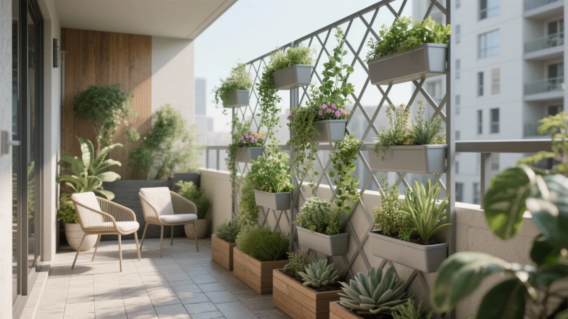 Vertical Garden Walls to Grow Upward