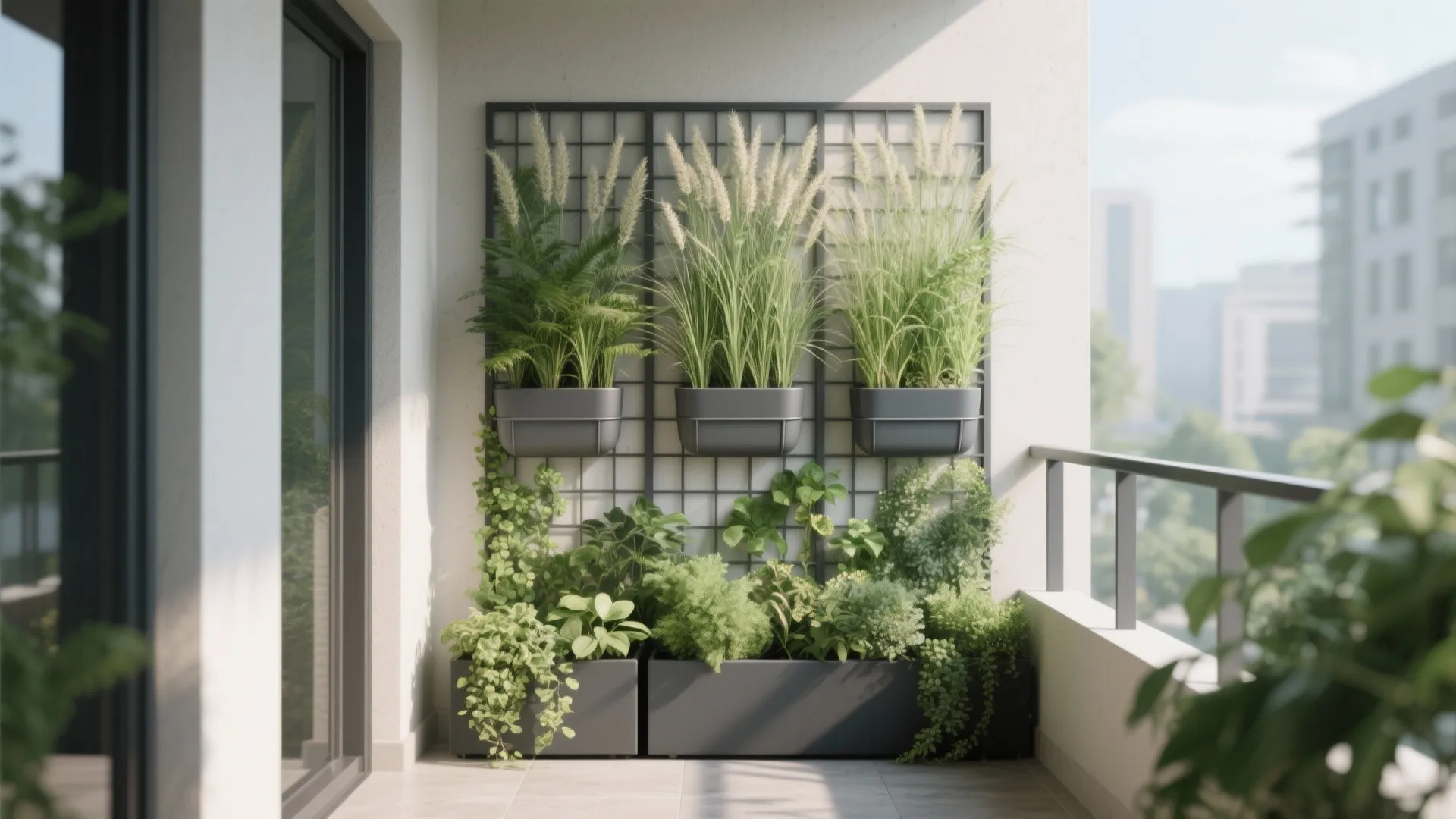 Vertical Garden Walls and Railing Planters