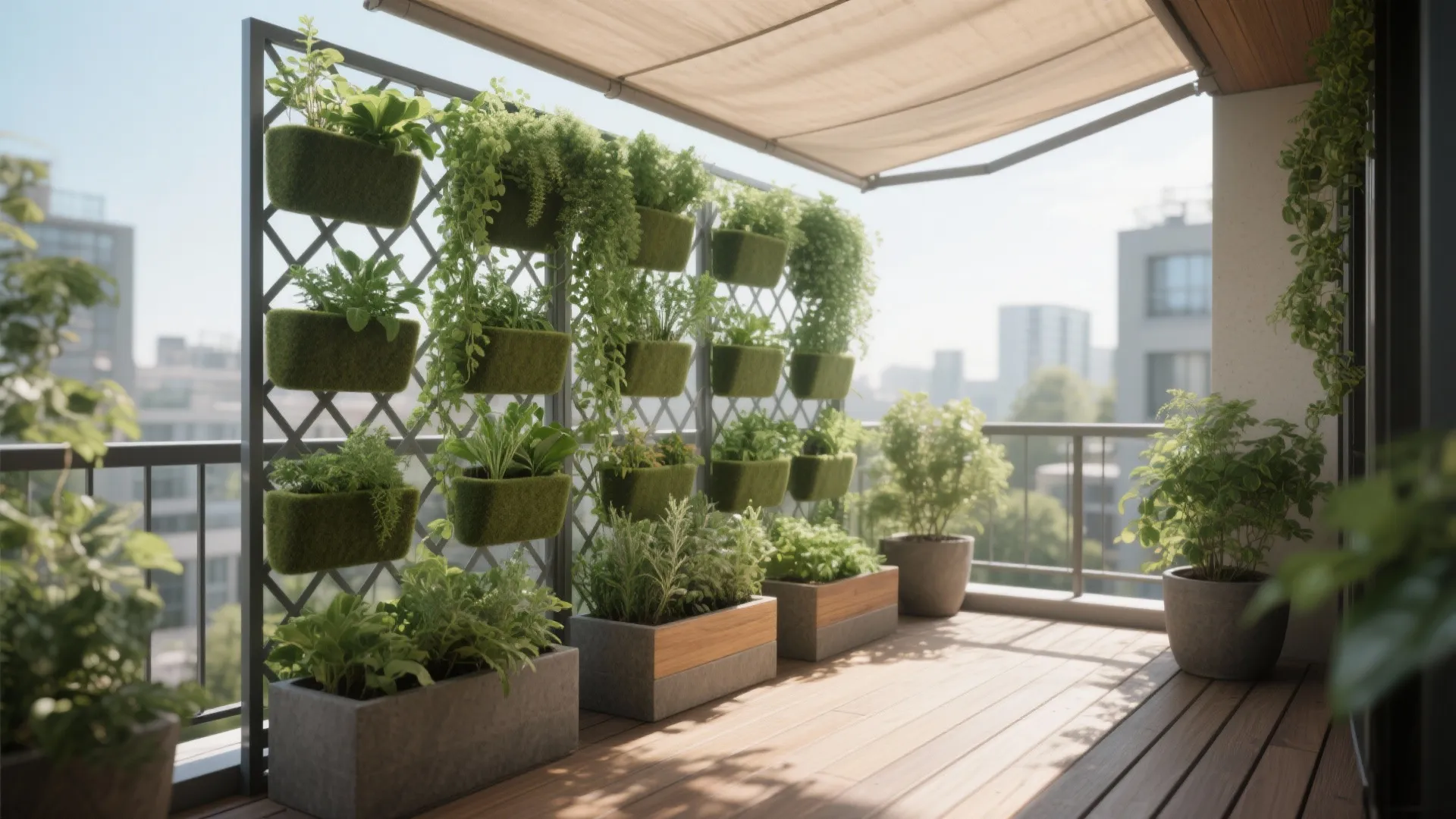 Vertical Garden + Shade: A Microclimate You Can Live In