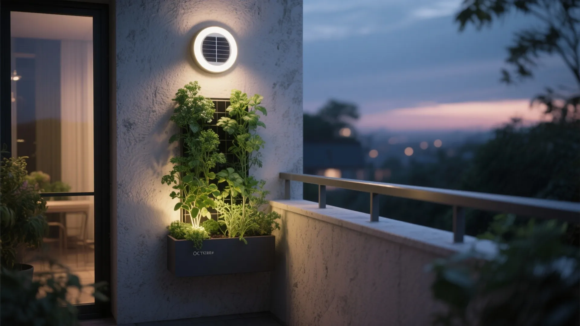 2. Accent a vertical garden