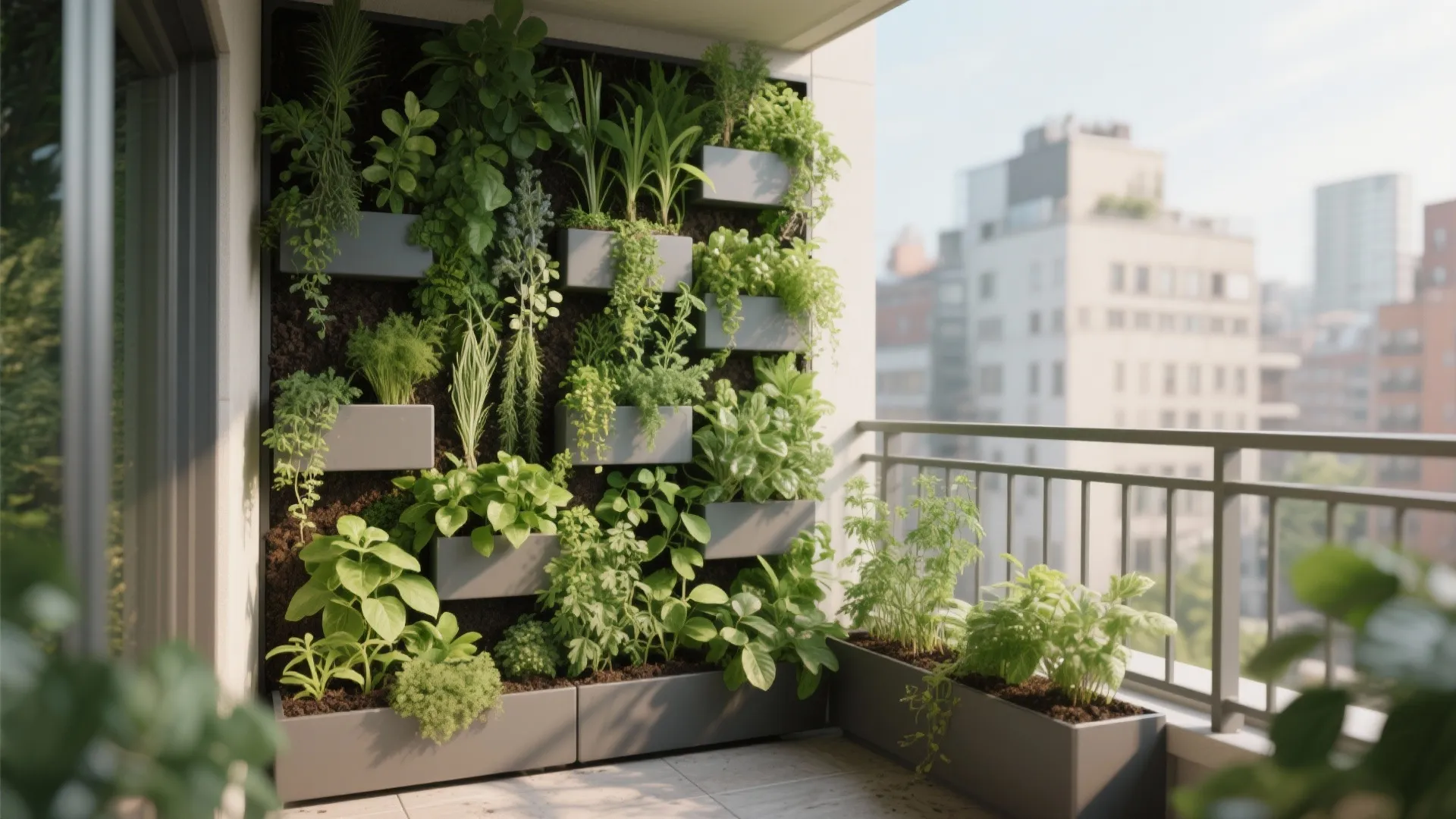2. Vertical Garden Walls