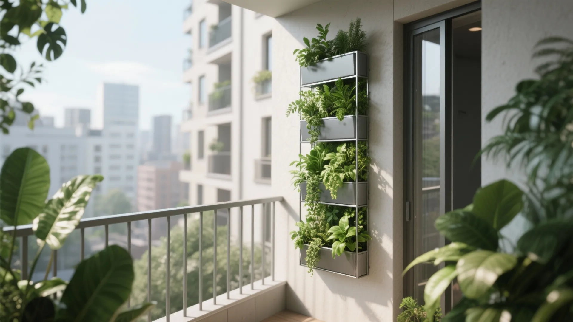 Vertical Gardens with Modular Planters