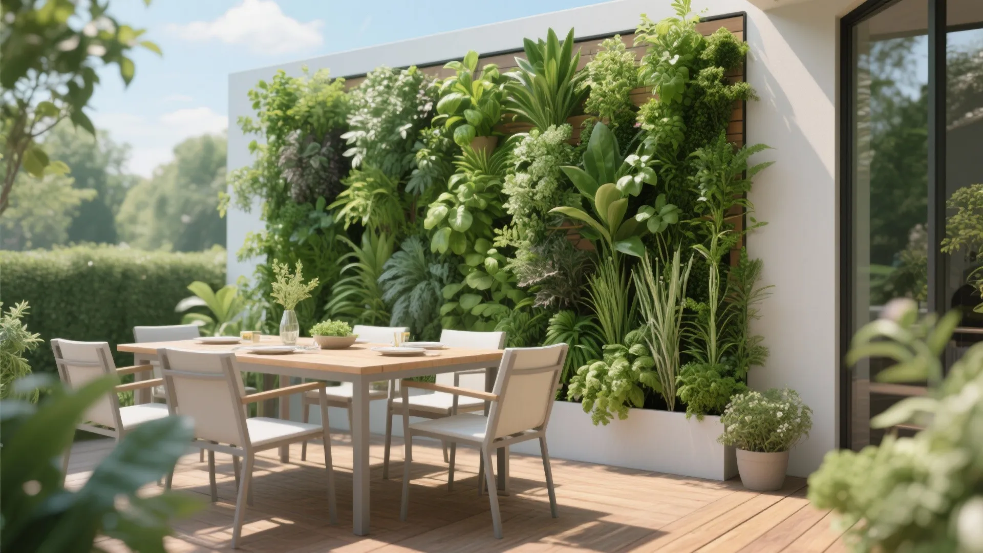 8. Go Vertical with Greenery