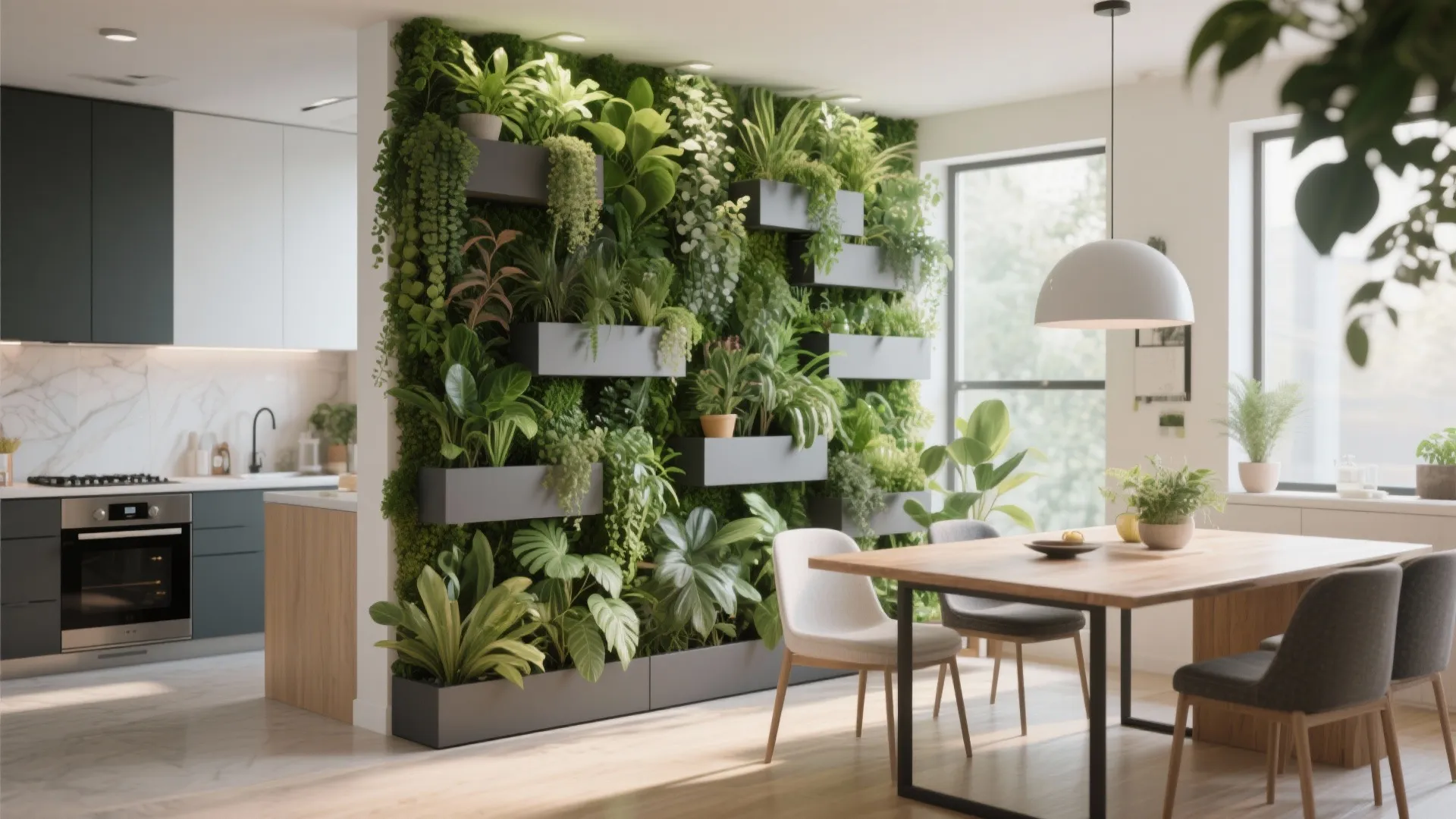 4. Vertical Garden Divider