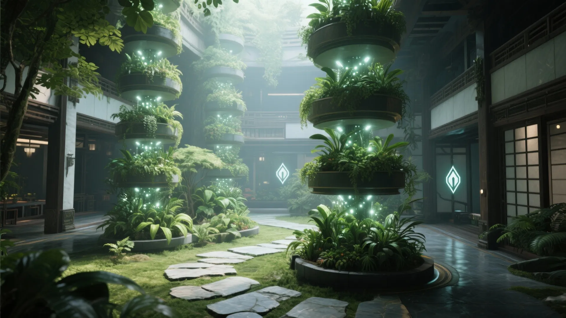 1. Vertical Garden Atrium