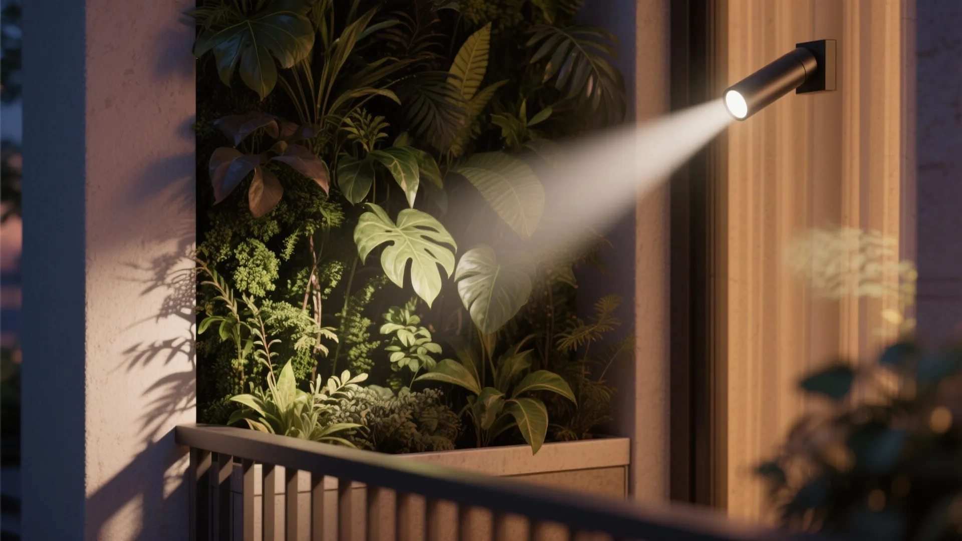 2. Narrow Beam Grazing for Vertical Gardens