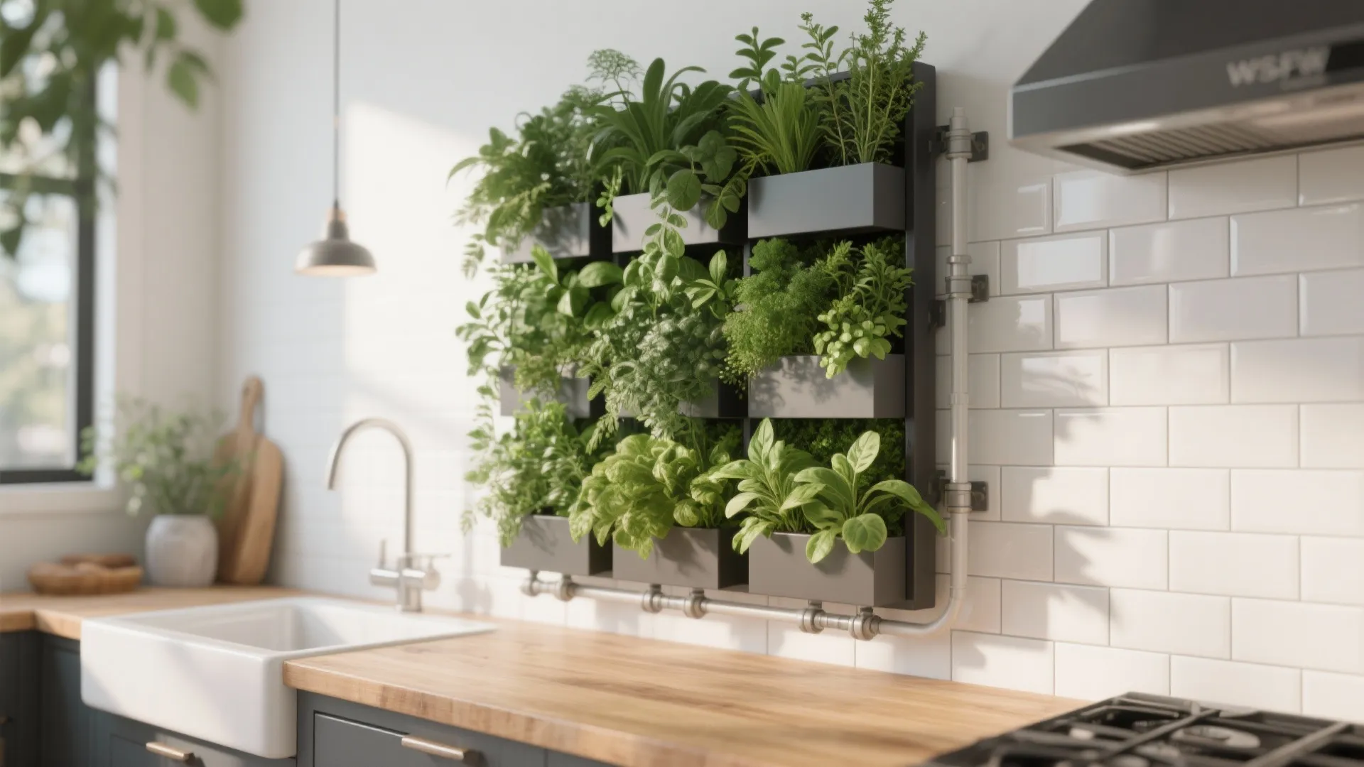 Wall-Mounted Vertical Garden