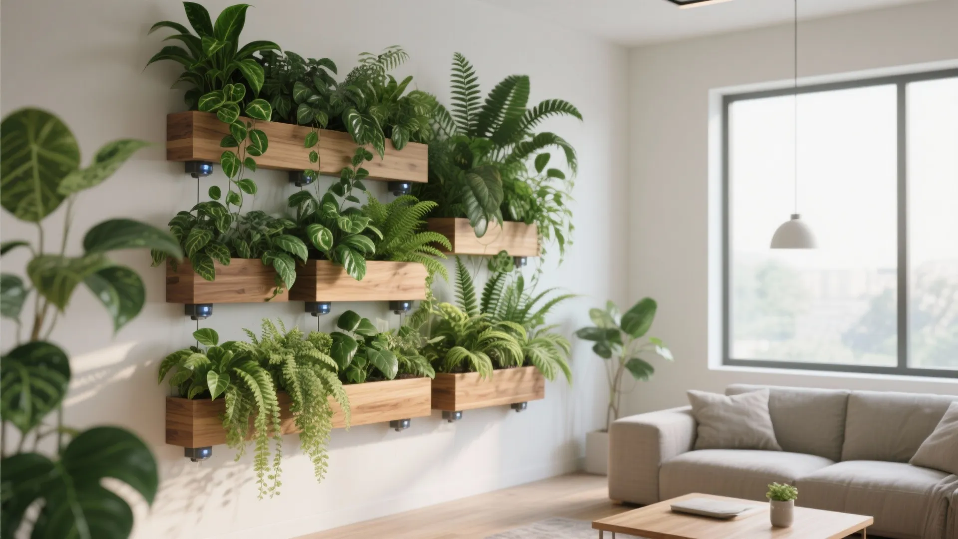 4. Vertical Gardens Indoors