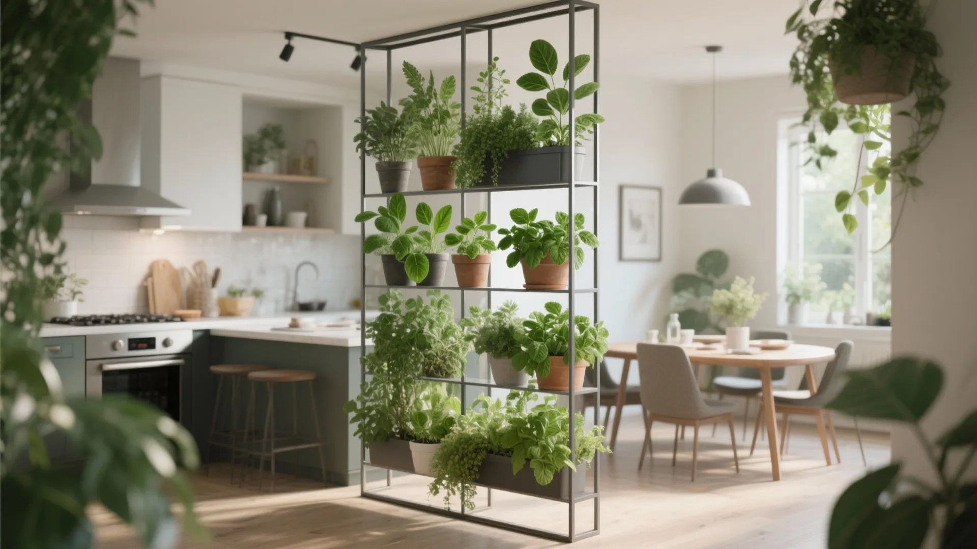Vertical garden partition