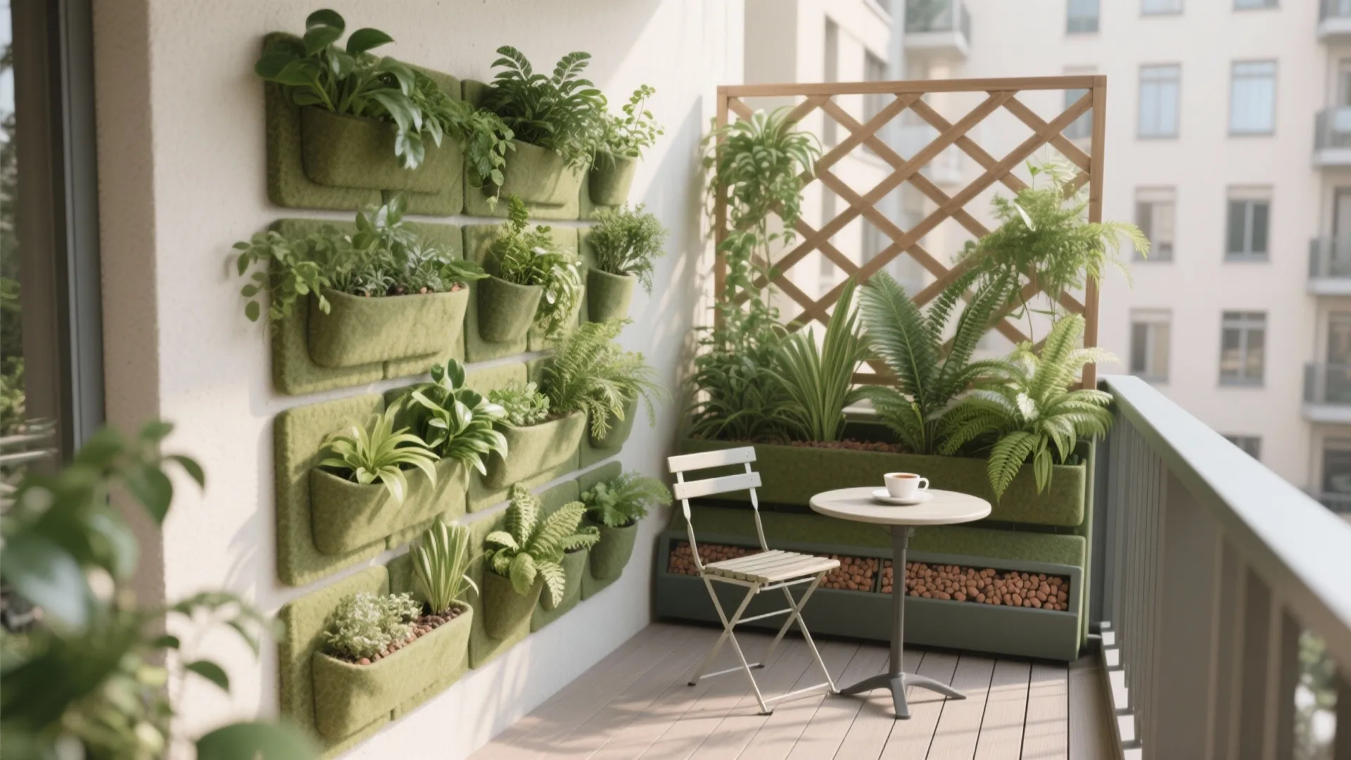 Vertical Garden Panels for Lush Privacy