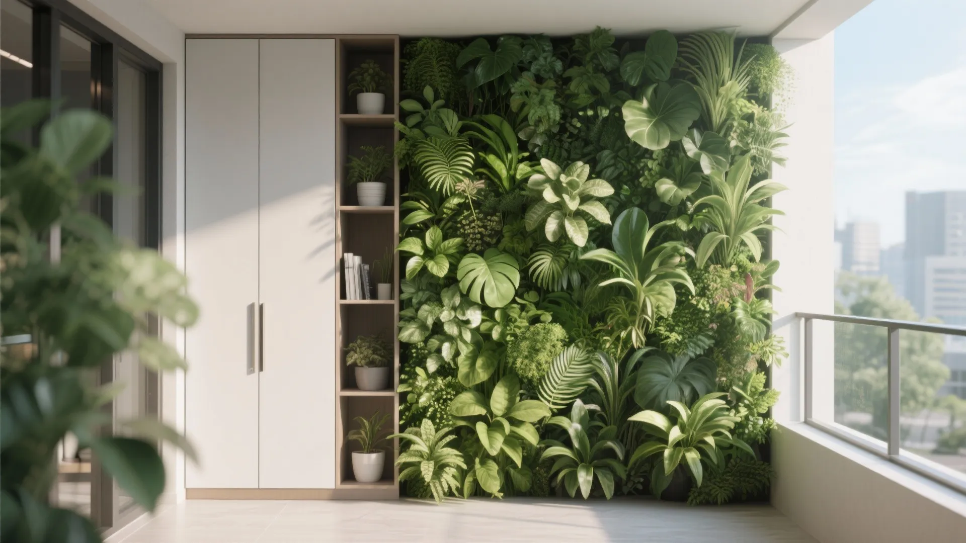 Vertical Garden with Storage Base