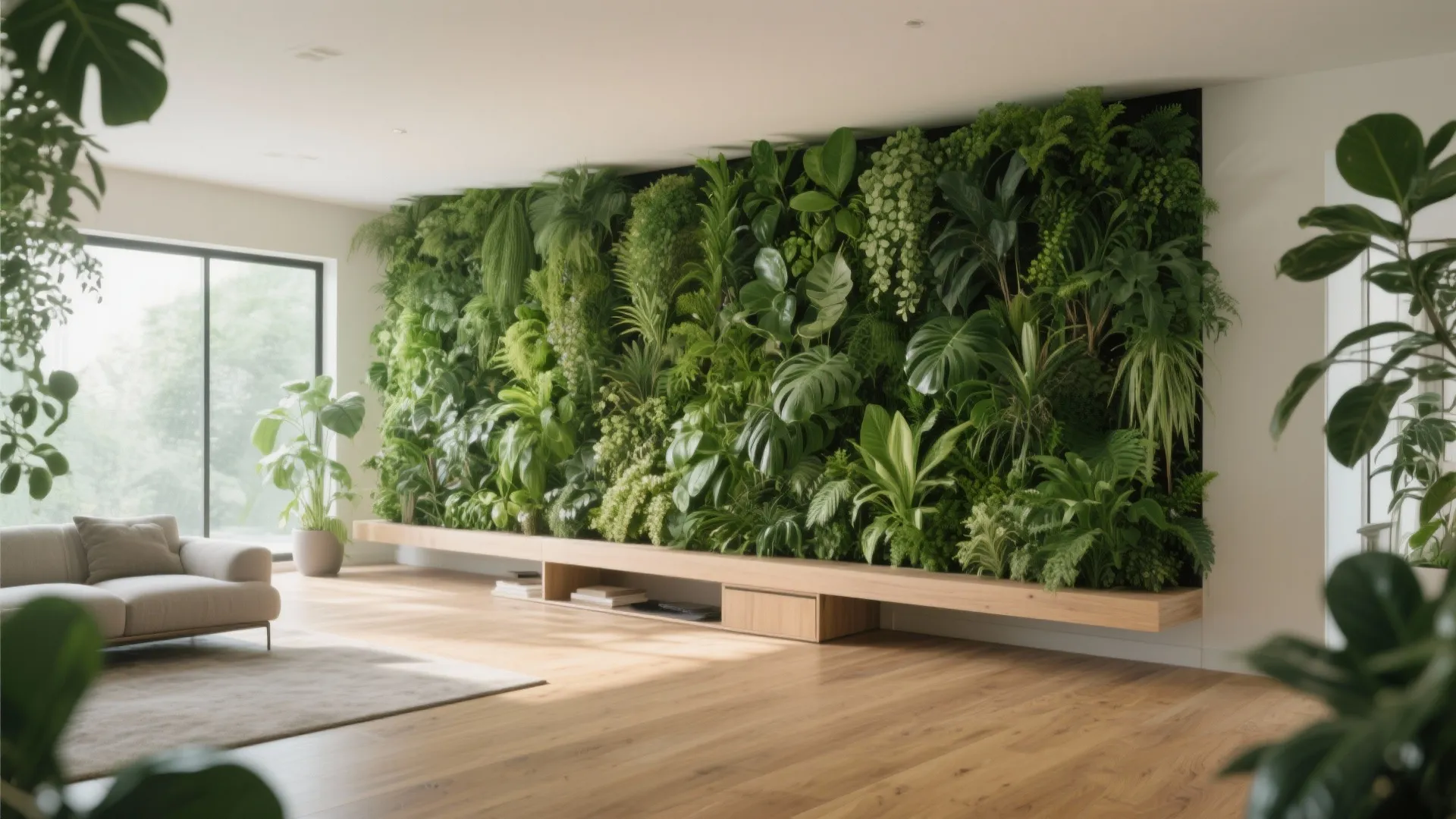 7. Vertical Garden or Green Wall