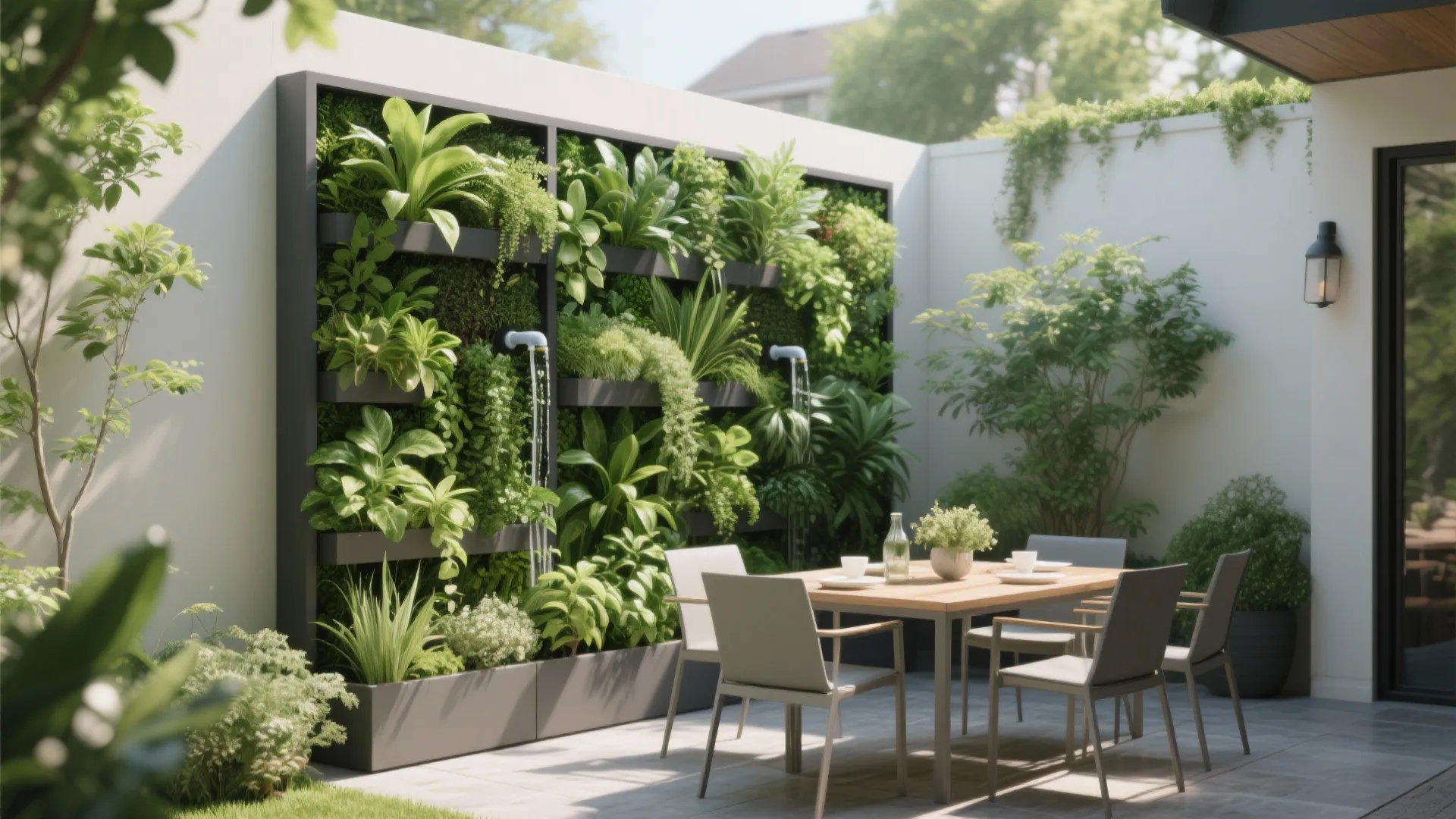 7. Vertical Garden Backdrop