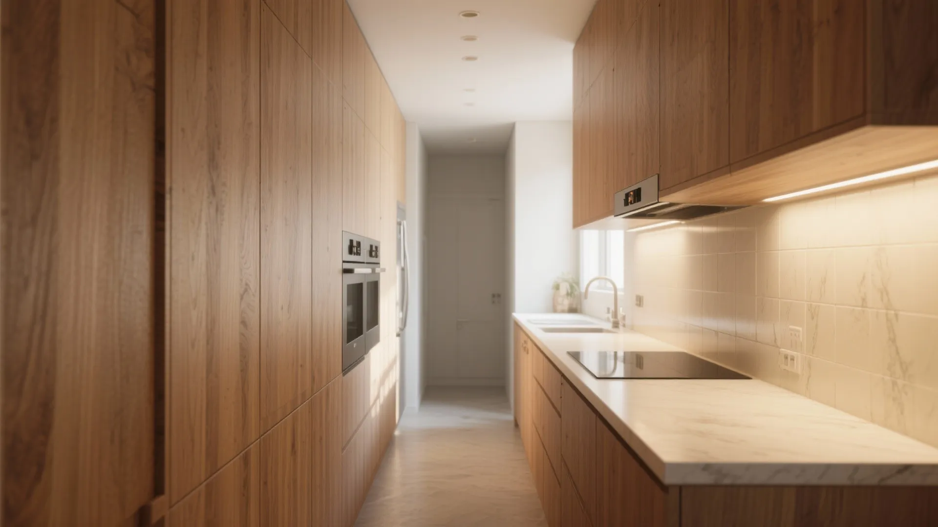 4. Vertical Grain to Lengthen the Room