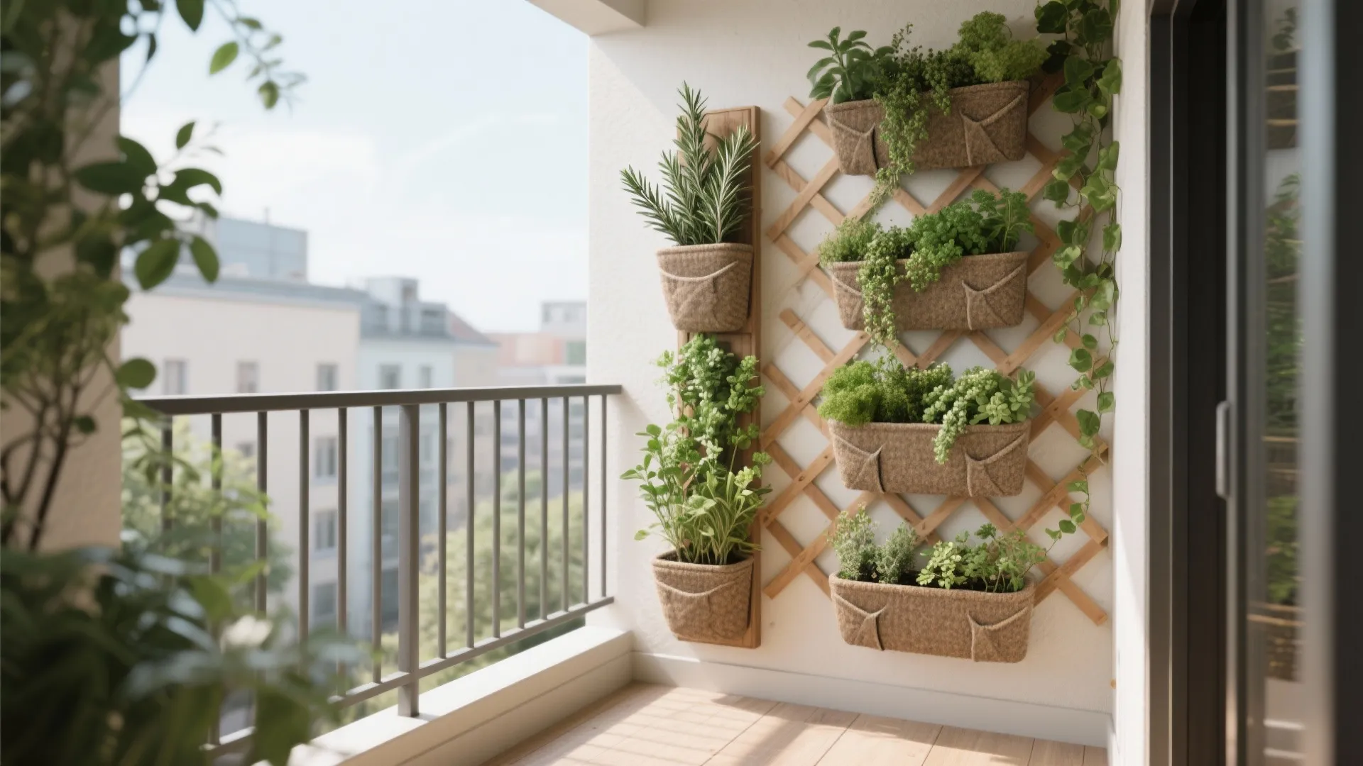 Vertical Greenery That Leaves the Floor Clear