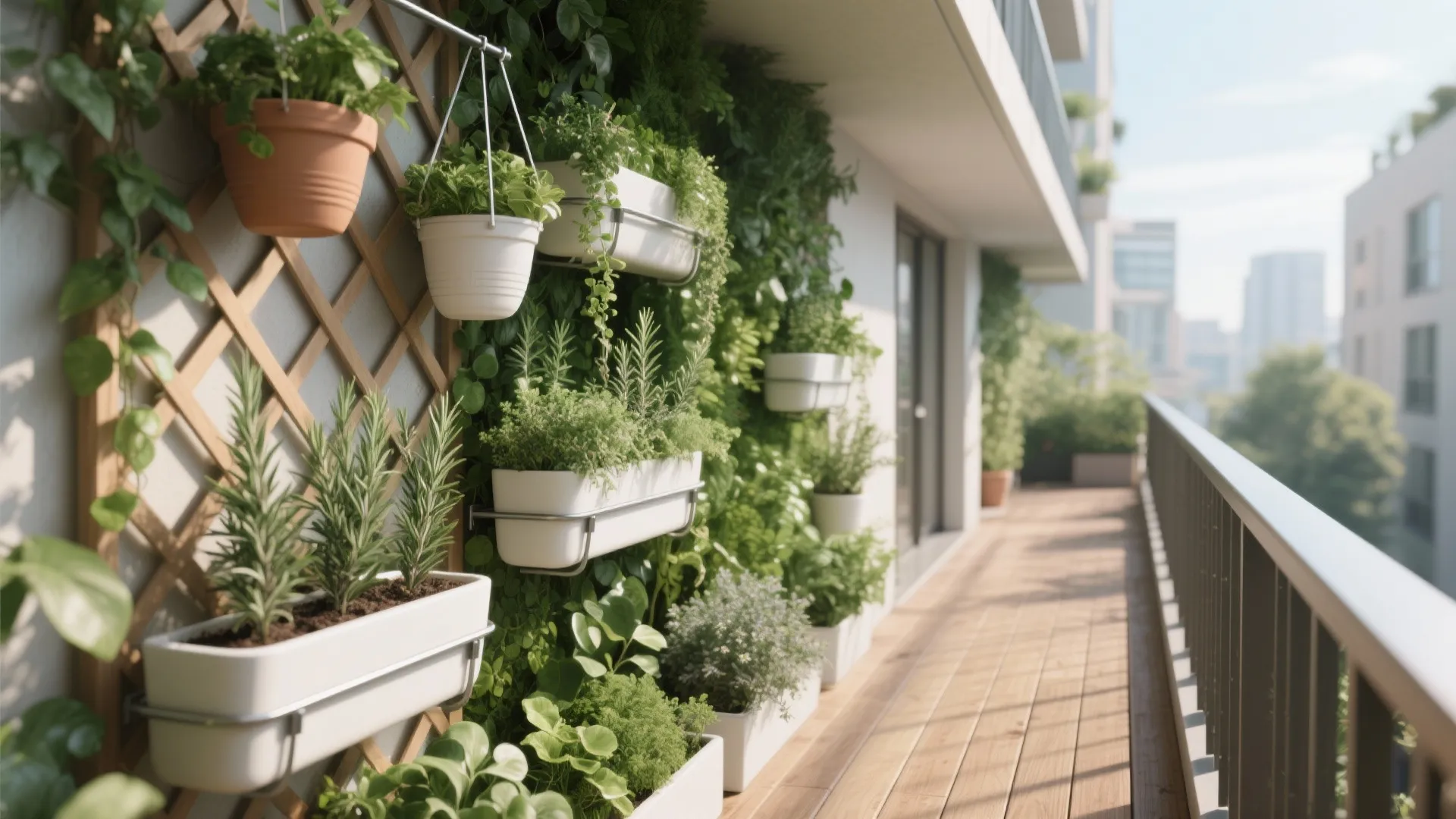 Vertical Greenery That Doubles as Privacy