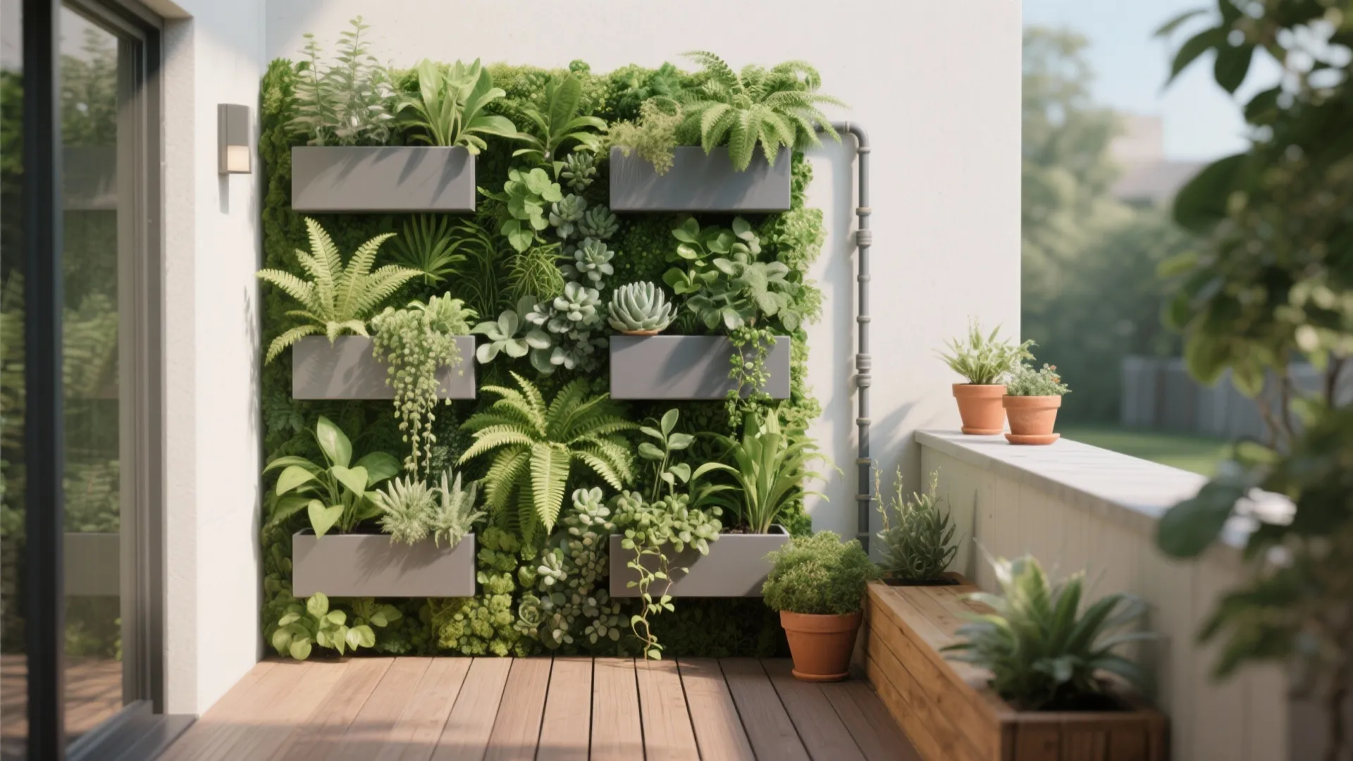 1. Vertical Green Walls