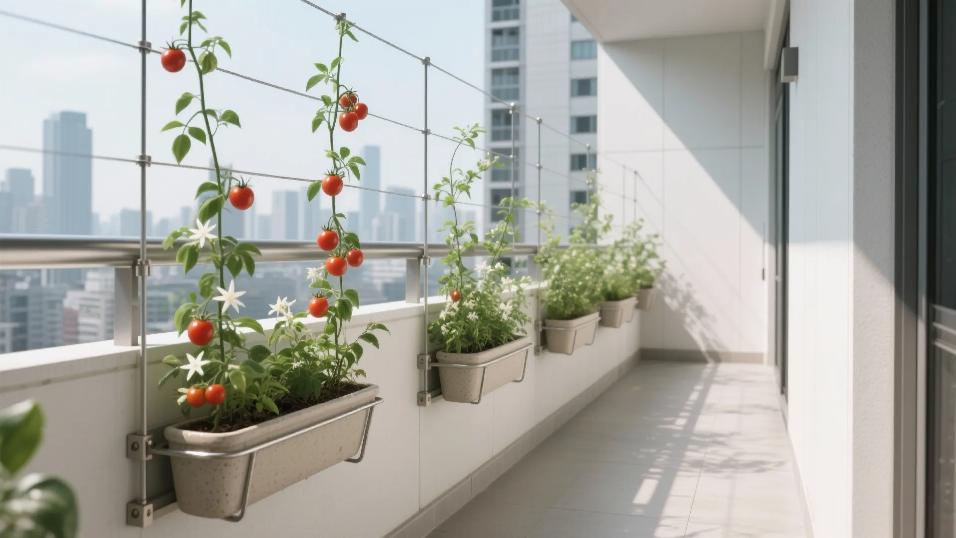 Vertical Green Walls with Slim Profiles